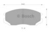 BOSCH 0 986 AB2 066 Brake Pad Set, disc brake